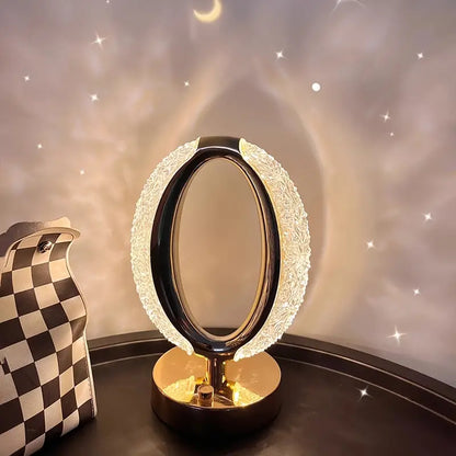 CrystalShine - Modern Crystal Table Lamp with Luxe Aesthetic