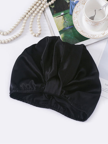 VelvetDream - Bonnet de nuit turban en soie