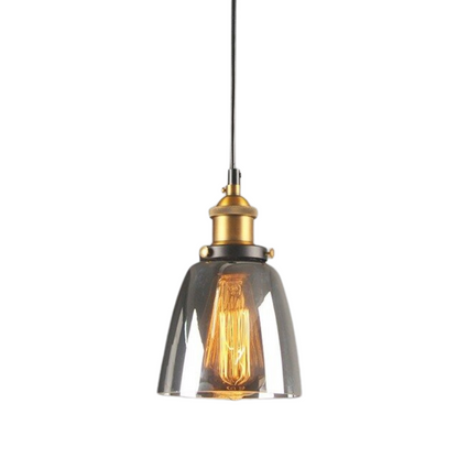 GlassHaven – Elegant Industrial Pendant Lamp