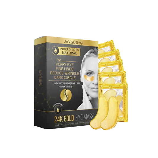 GoldGlow – 24k Gold Eye Masks for Wrinkles & Puffiness