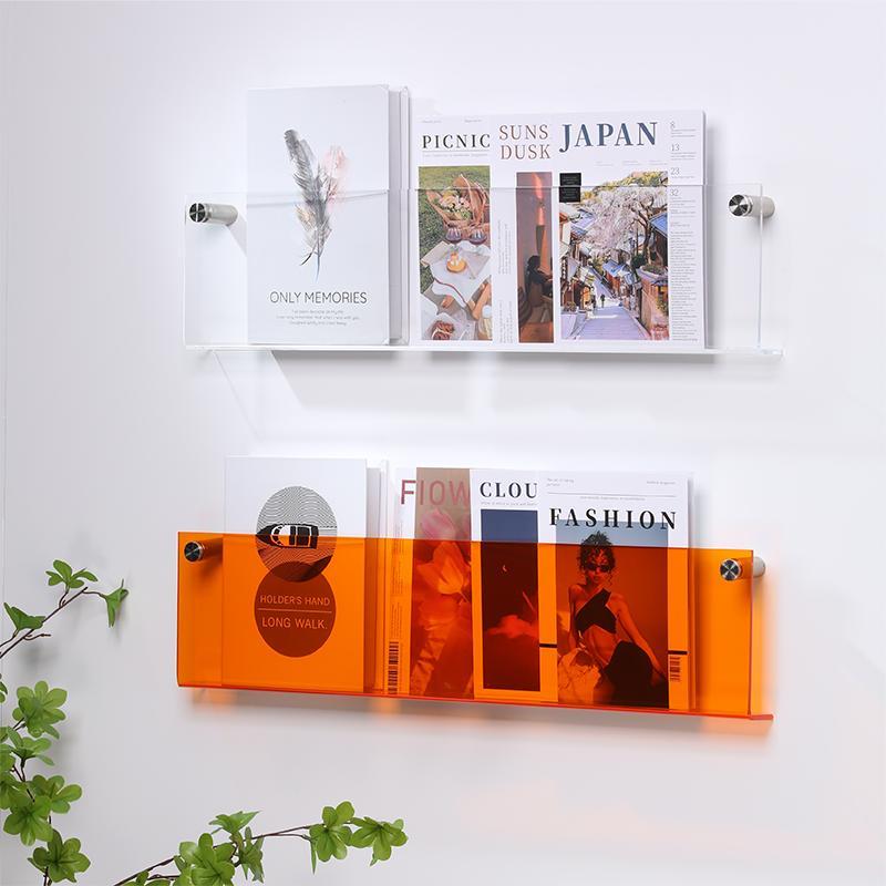 AcrylicAura | Stylish Eco-Friendly Wall Mounted Magazine Holder 2