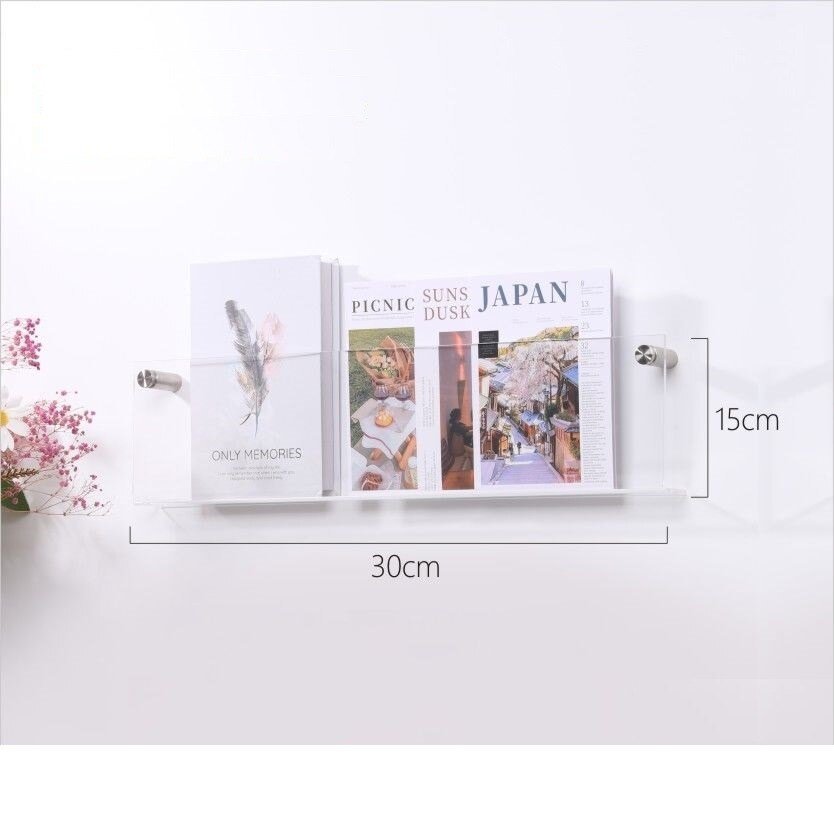 AcrylicAura | Stylish Eco-Friendly Wall Mounted Magazine Holder 27