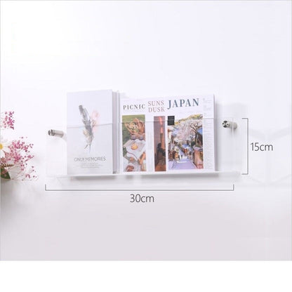 AcrylicAura | Stylish Eco-Friendly Wall Mounted Magazine Holder 27