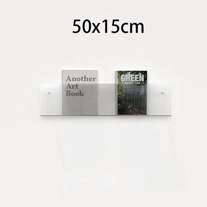 AcrylicAura | Stylish Eco-Friendly Wall Mounted Magazine Holder 30
