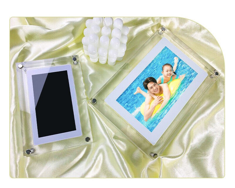 AcrylicAura | Stylish Modern Digital Photo Frame for Cherished Memories 7