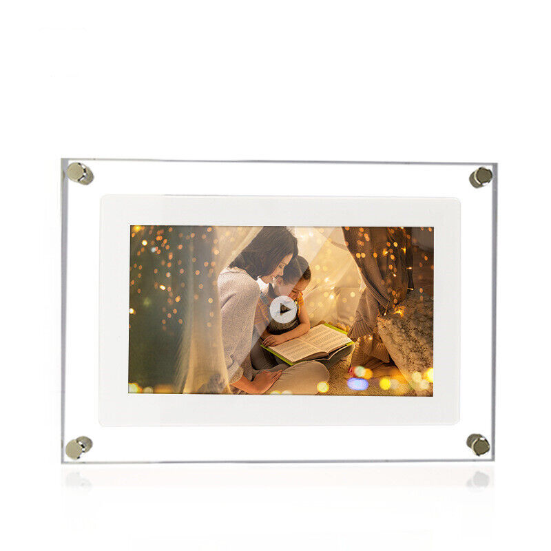 AcrylicGlow | Stylish Modern Digital Photo Frame with Video Playback 5