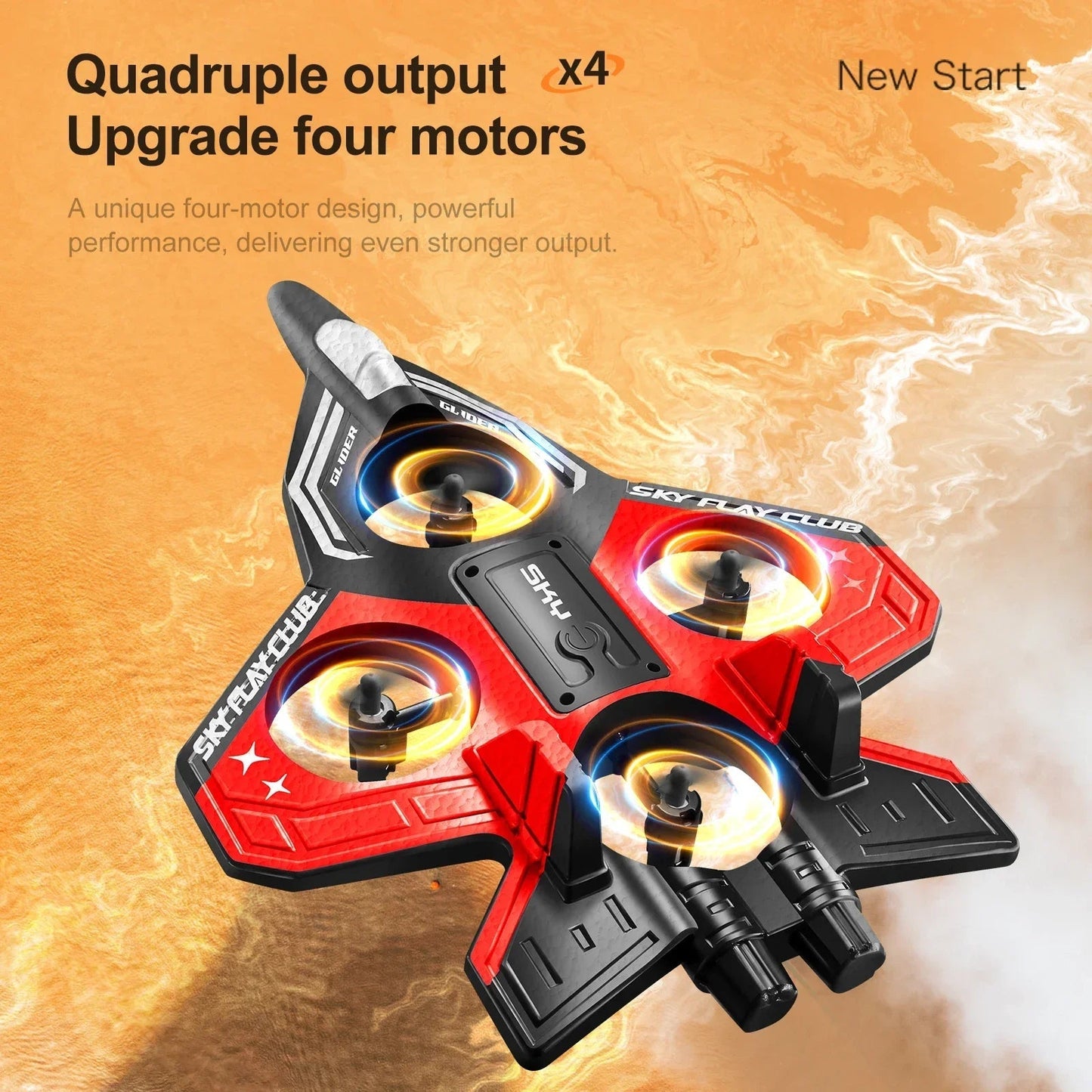 AeroGlide | Dynamic Lightweight Remote Control Airplane with LED Lights 2