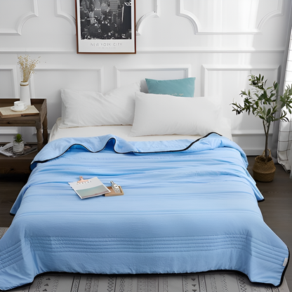 AeroWeave | Bamboo Cooling Blanket – Soft, Breathable, Lightweight Summer Bed Cover 4