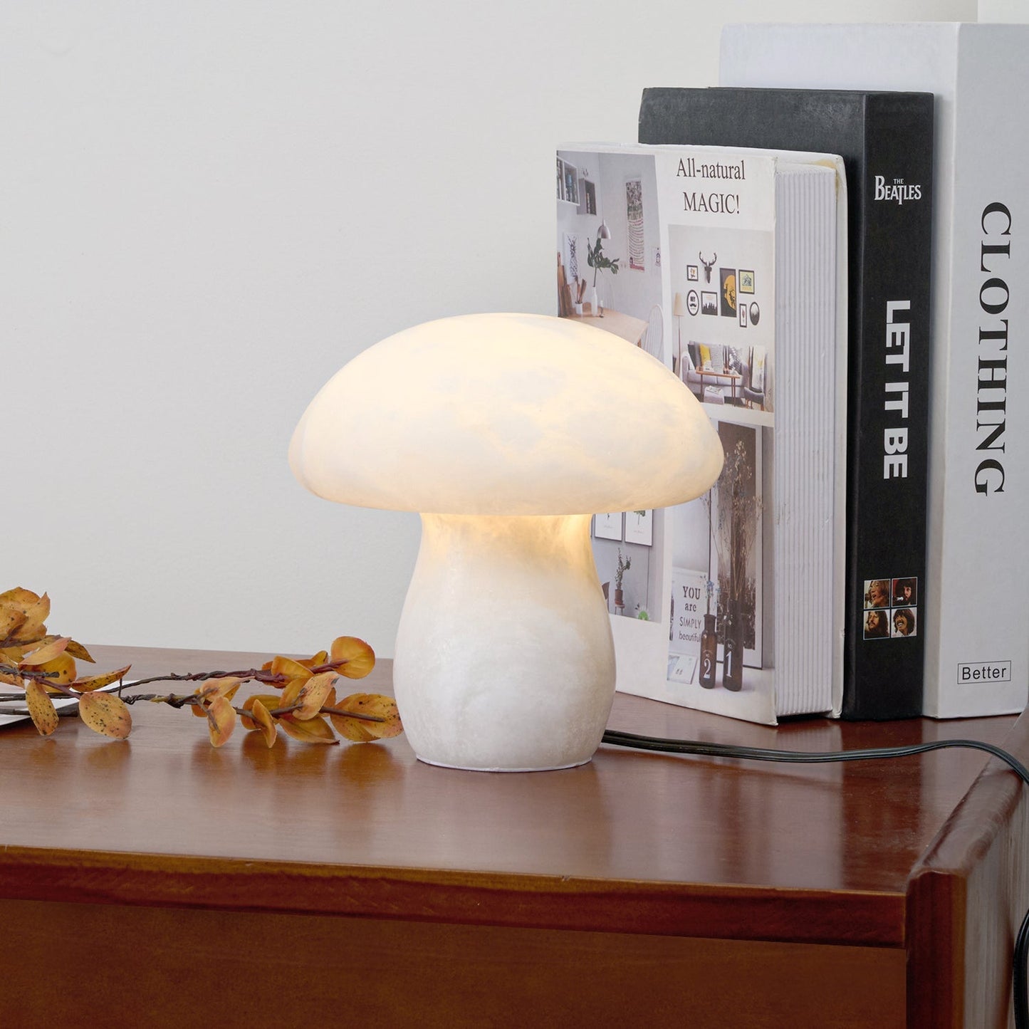 LuminousMushroom - Stylish Alabaster Lamp