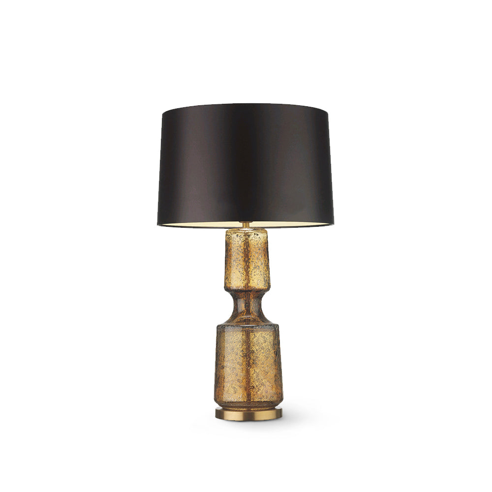 LuxAura – Elegante Lampada da Tavolo in Metallo e Vetro