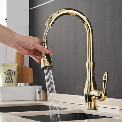 Antonite | Elegant Modern Retractable Kitchen Faucet With Sprayer 6