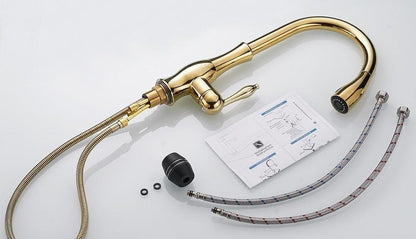 Antonite | Elegant Modern Retractable Kitchen Faucet With Sprayer 8