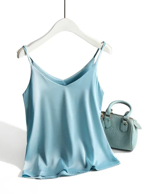 SilkLuxe | Simple Satin Camisole for Women