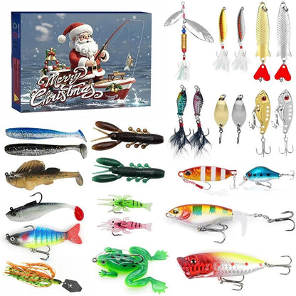 AquaBait | Premium Advent Fishing Bait Calendar with 24 Unique Lures 1