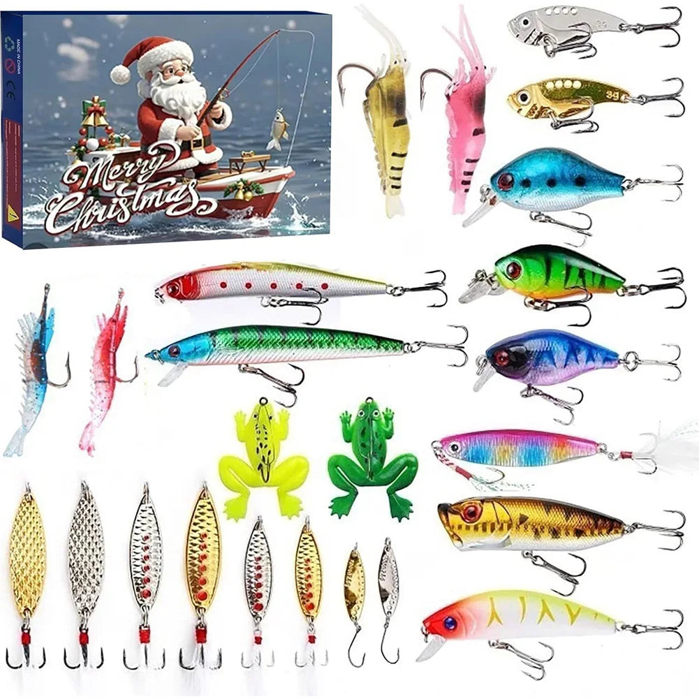 AquaBait | Premium Advent Fishing Bait Calendar with 24 Unique Lures 3