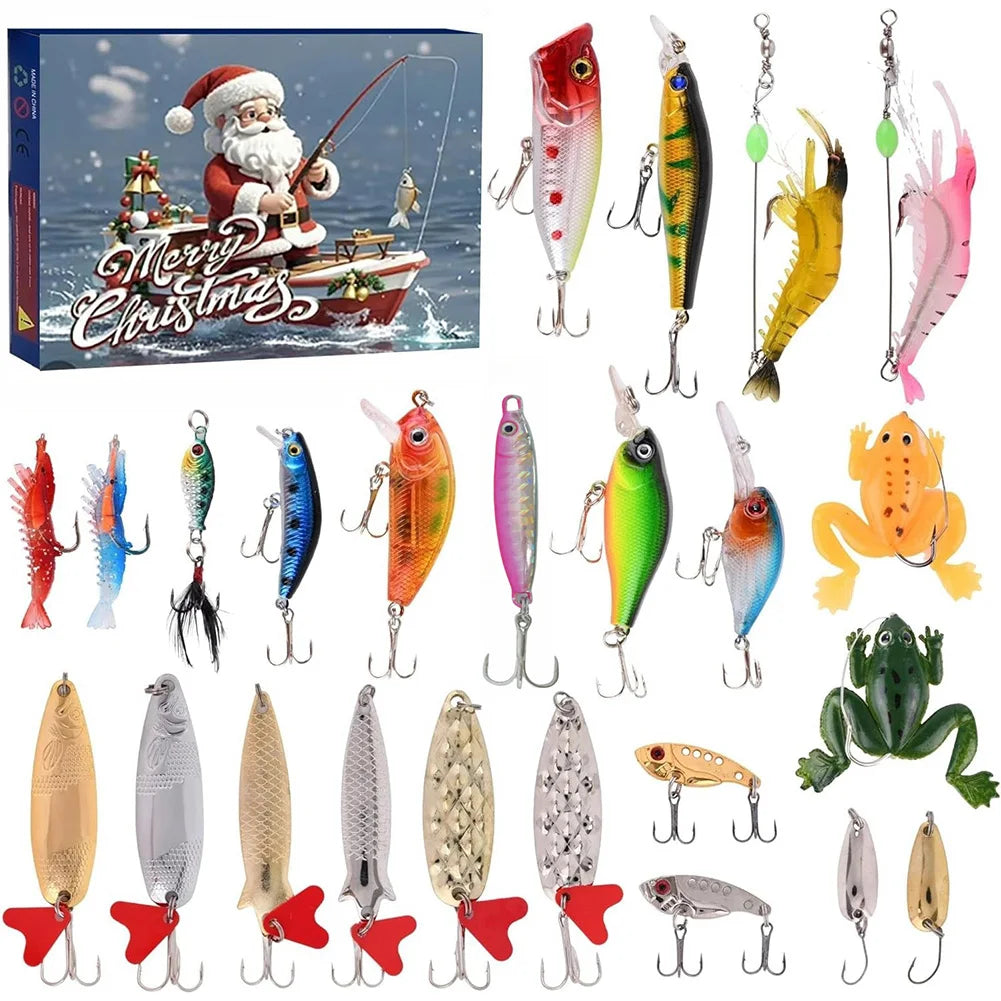 AquaBait | Premium Advent Fishing Bait Calendar with 24 Unique Lures 4