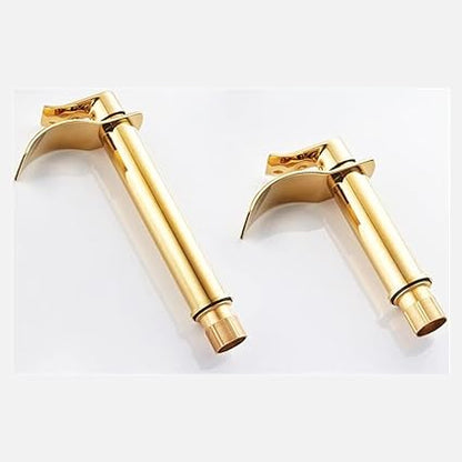 AquaElegance | Elegant Brass Waterfall Basin Mixer Tap for Bathroom Sink 8