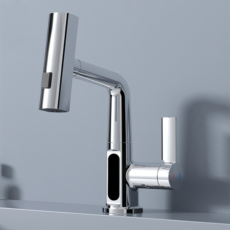 AquaFusion | Sleek Smart Digital Kitchen and Bathroom Faucet 2