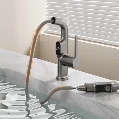 AquaFusion | Sleek Smart Digital Kitchen and Bathroom Faucet 5