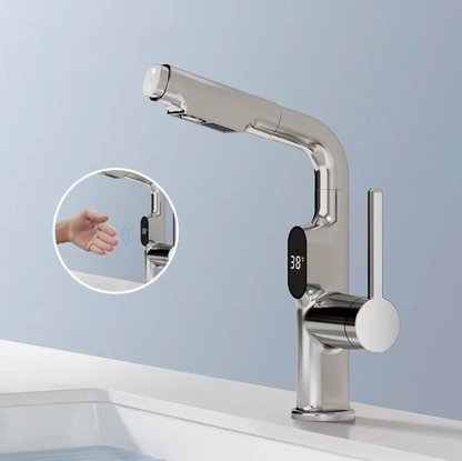 AquaFusion | Sleek Smart Digital Kitchen and Bathroom Faucet 8