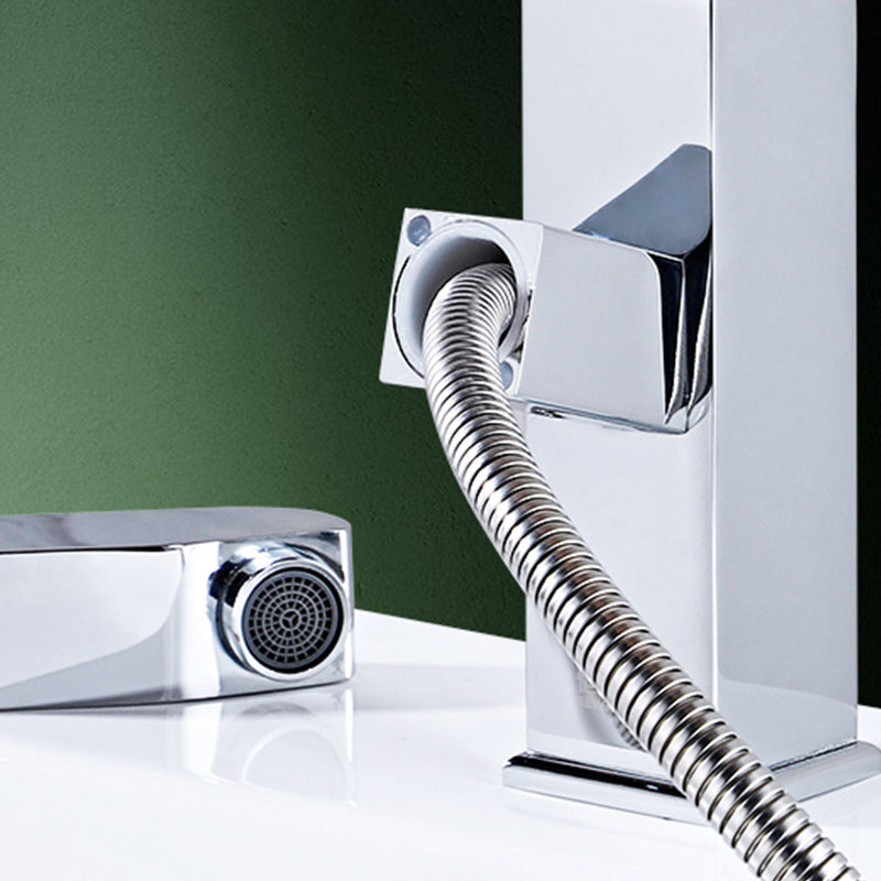 AquaGem | Stylish Modern Chrome Bathroom Mixer Tap for Elegant Sinks 2