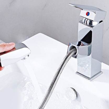 AquaGem | Stylish Modern Chrome Bathroom Mixer Tap for Elegant Sinks 5