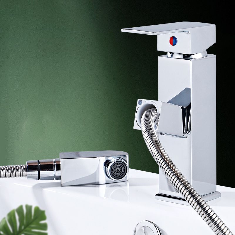 AquaGem | Stylish Modern Chrome Bathroom Mixer Tap for Elegant Sinks 6