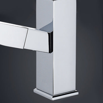 AquaGem | Stylish Modern Chrome Bathroom Mixer Tap for Elegant Sinks 8