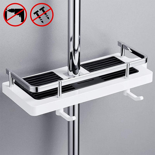 AquaStone | Durable Adjustable Shower Caddy for Organized Bathroom Storage 0