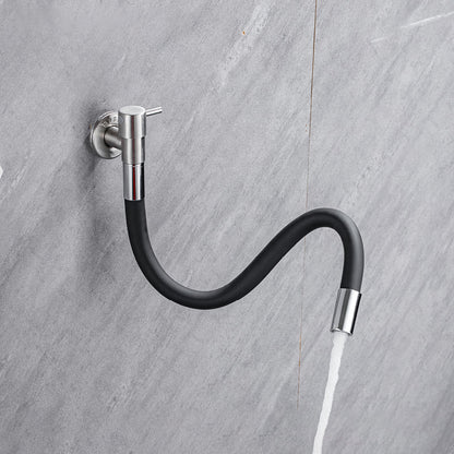 AquaVogue | Modern Sleek Wall Mounted Bathroom Faucet with Lever Handles 11