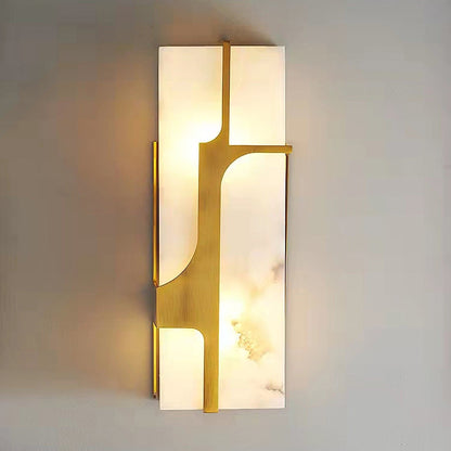 OpalBeam – Lampa ścienna w stylu Art Deco z marmuru dla szykownego wyglądu