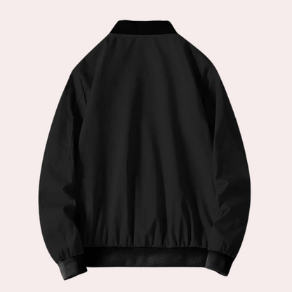 Artiom | Men's autumn bomber jacket with minimalist design 5