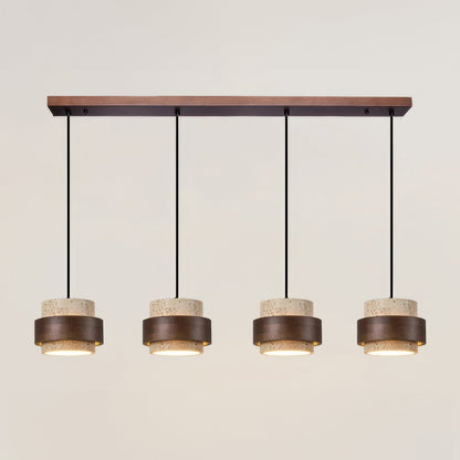 Ascend Retro Stone Wabi-Sabi Pendant 10