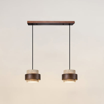 Ascend Retro Stone Wabi-Sabi Pendant 8
