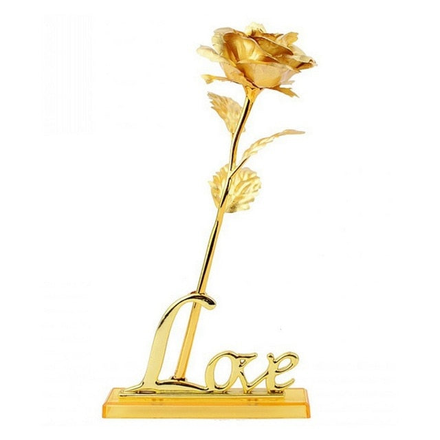 AureaRose | Elegant 24K Gold Plated Keepsake Gift of Everlasting Love 0