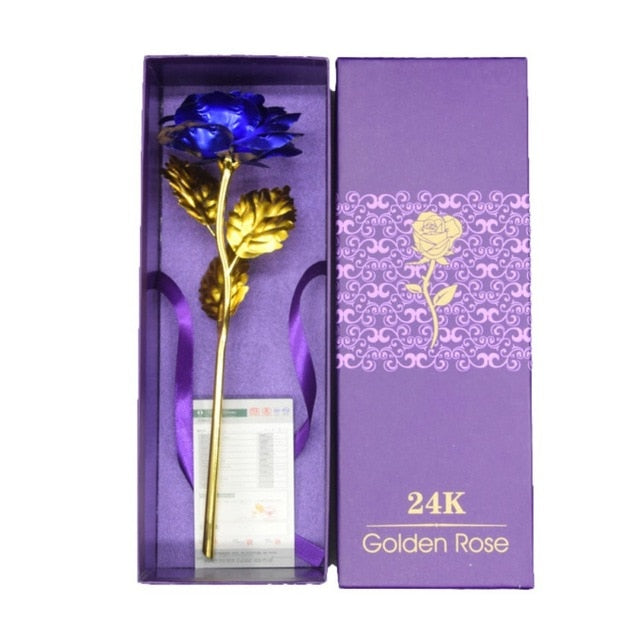 AureaRose | Elegant 24K Gold Plated Keepsake Gift of Everlasting Love 2