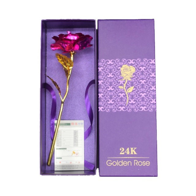AureaRose | Elegant 24K Gold Plated Keepsake Gift of Everlasting Love 4
