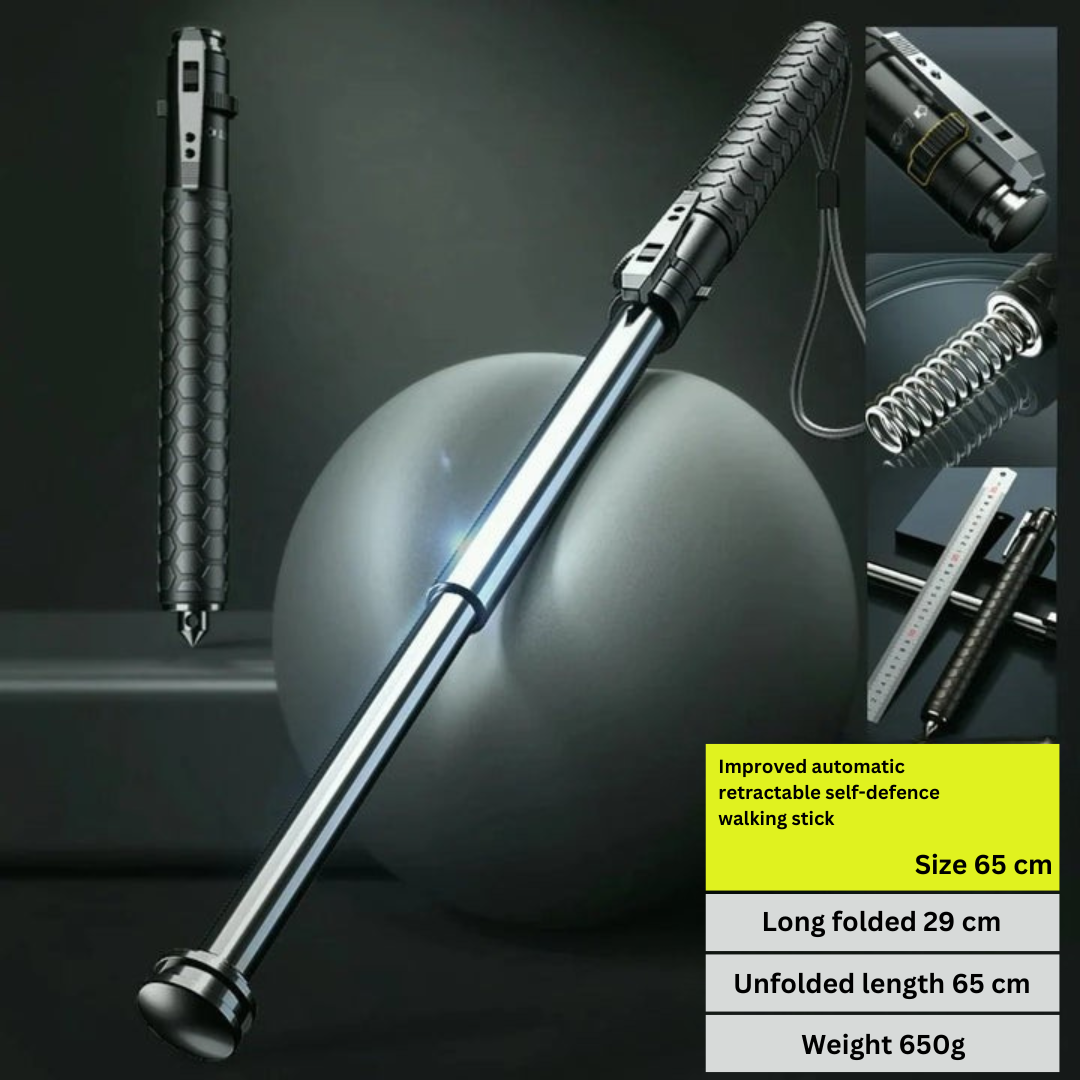 Automatic Self-Defence Walking Stick for Hiking 2