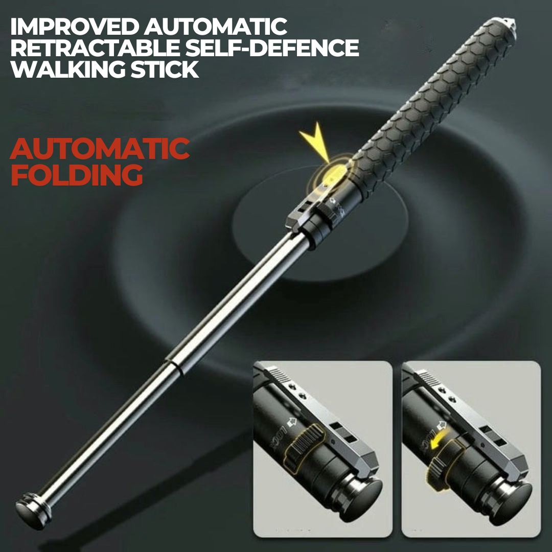 Automatic Self-Defence Walking Stick for Hiking 5