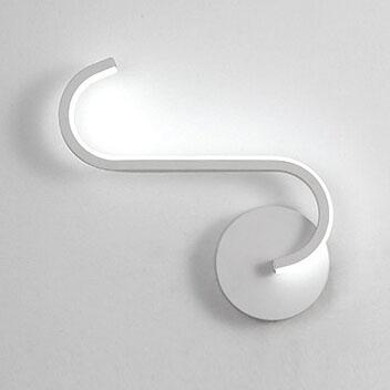 AluGlow – Contemporary LED Wall Lamp with Curved Aluminium