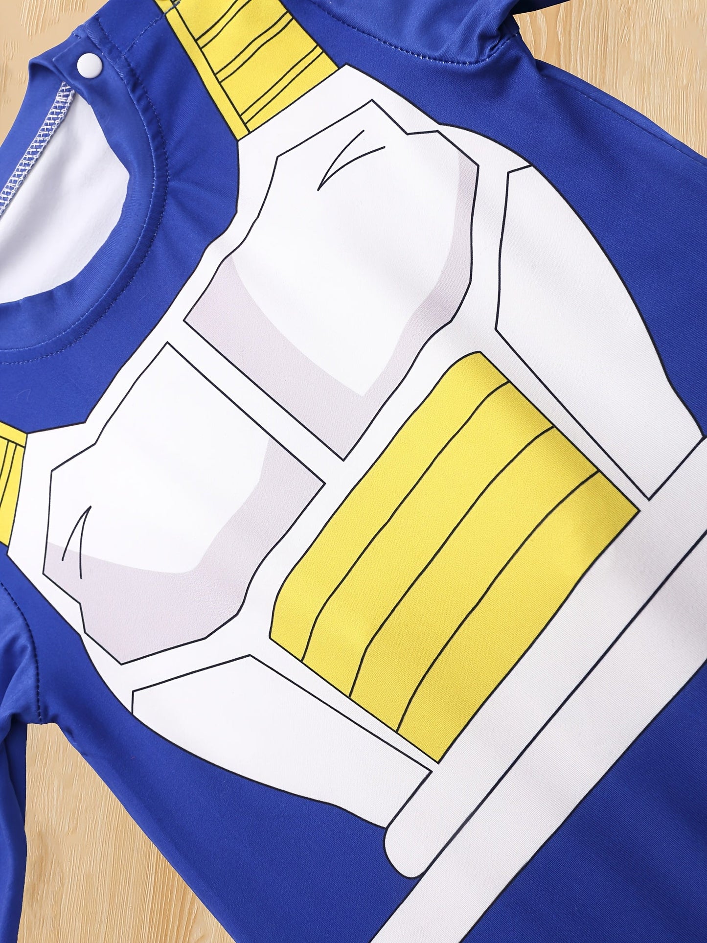 Baby Long Sleeve Halloween Anime Costume Jumpsuit | Snap Closure 2