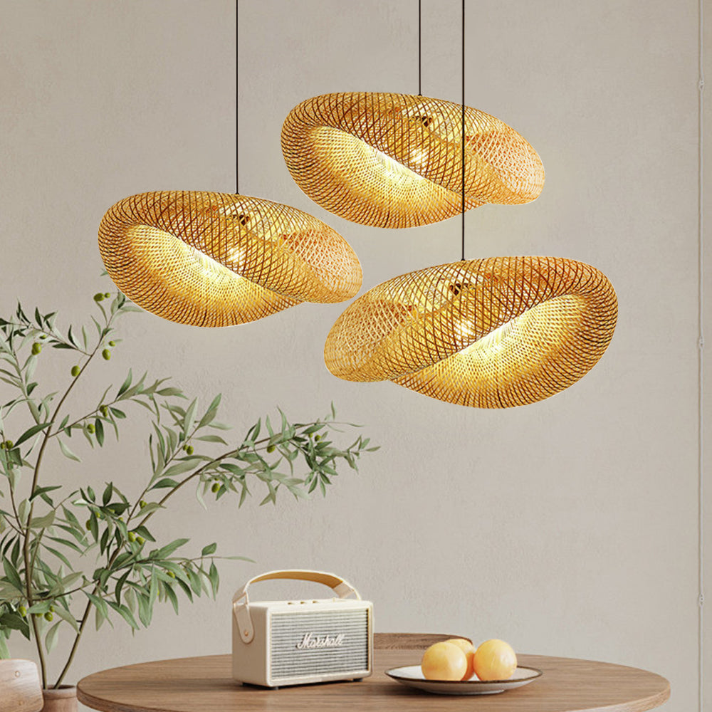 Bamboo hanging lamp 0