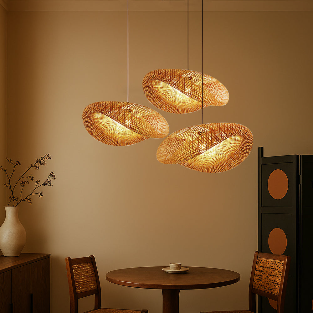 Bamboo hanging lamp 2