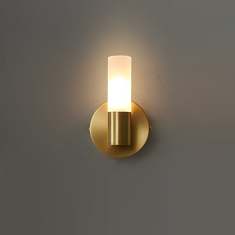 CylindraGlow – Elegancka Cylindryczna Lampa Ścienna dla Ponadczasowej Atmosfery