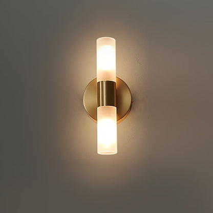 CylindraGlow – Elegancka Cylindryczna Lampa Ścienna dla Ponadczasowej Atmosfery