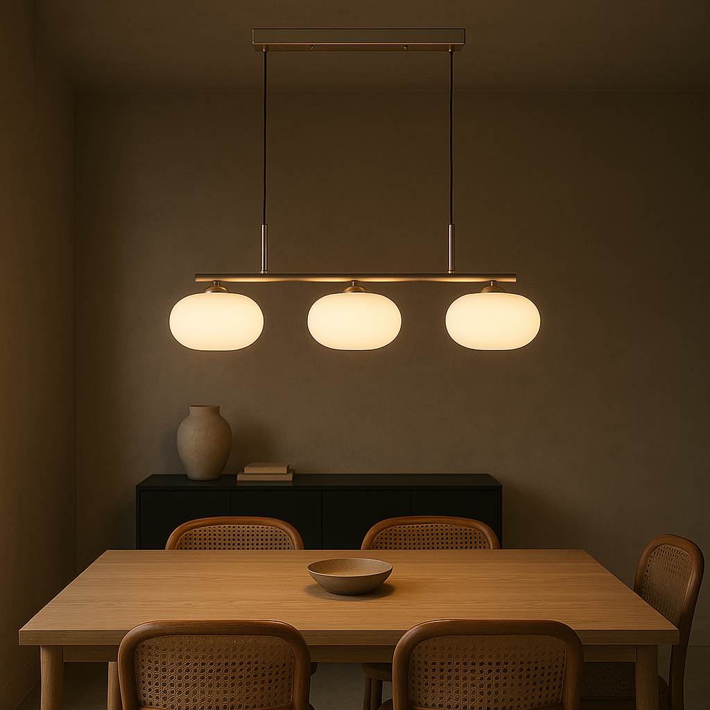 Bauhaus 3-head pendant lamp 5