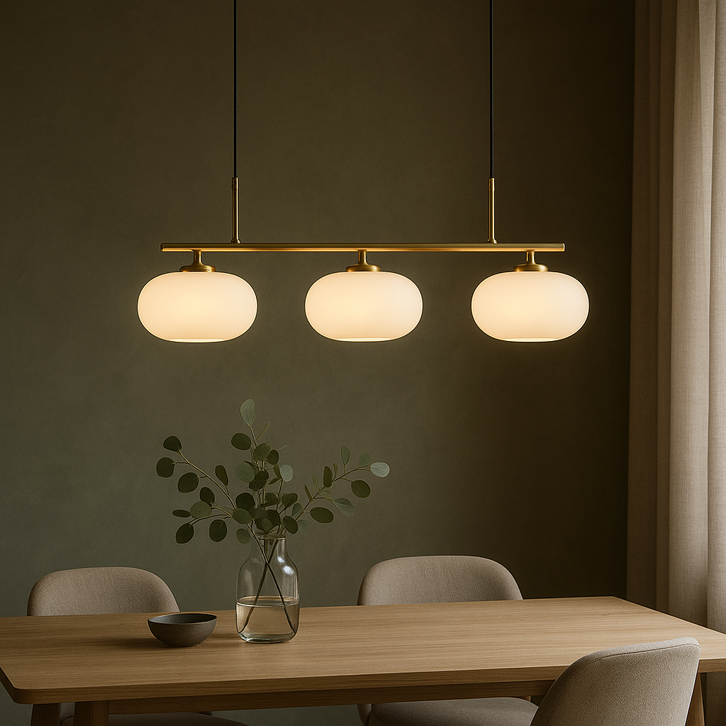 Bauhaus 3-head pendant lamp 6