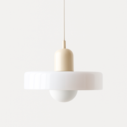 Bauhaus Colored Glass Pendant Lamp 11