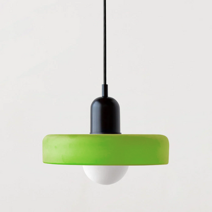Bauhaus Colored Glass Pendant Lamp 19