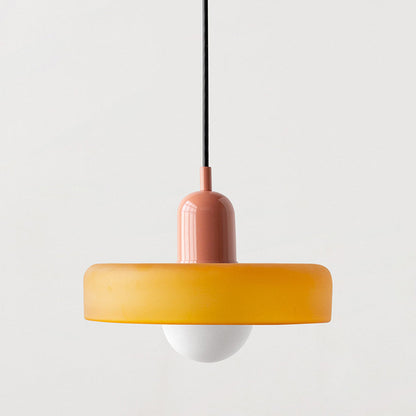 Bauhaus Colored Glass Pendant Lamp 31
